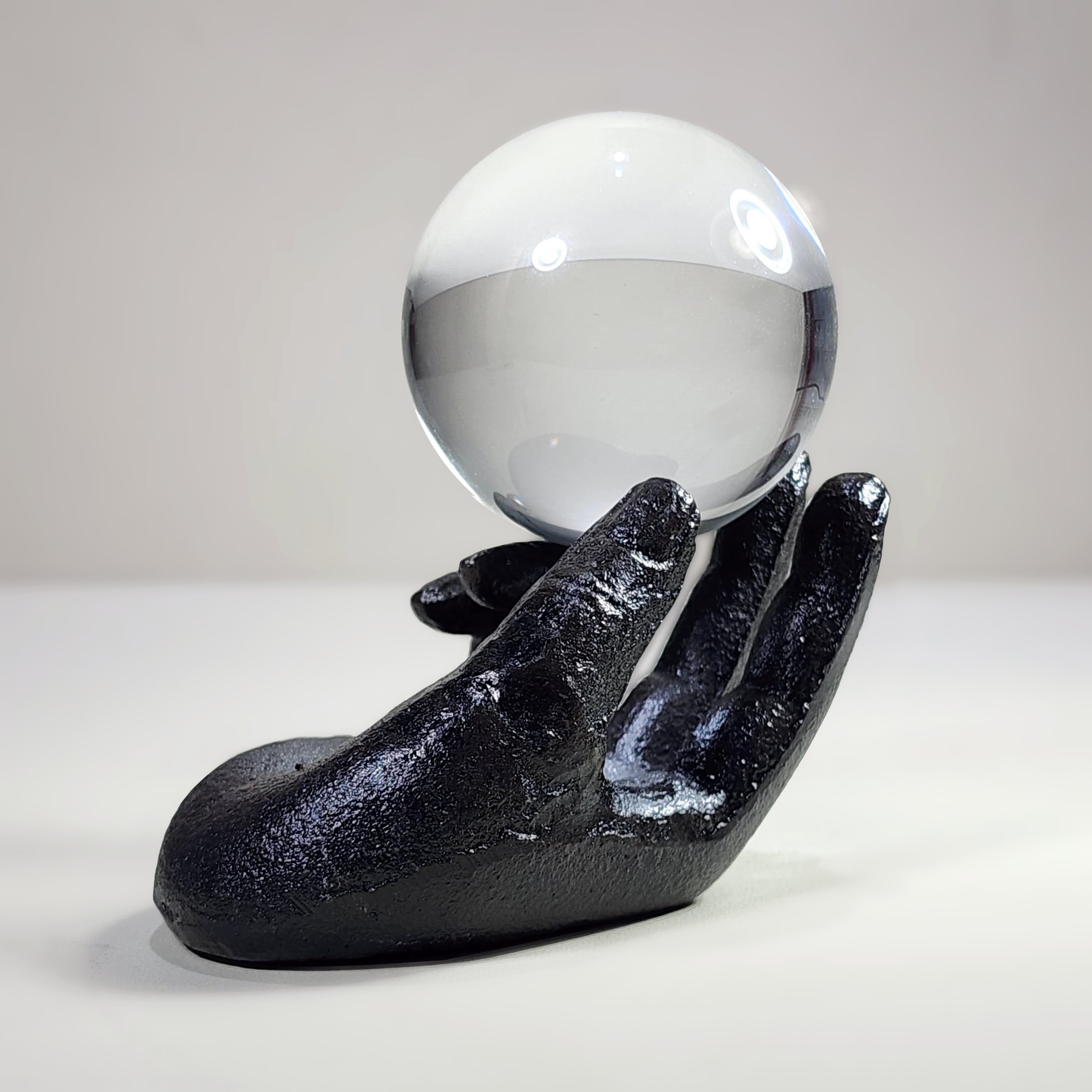 Slide 1 for Black Cast Iron Hand