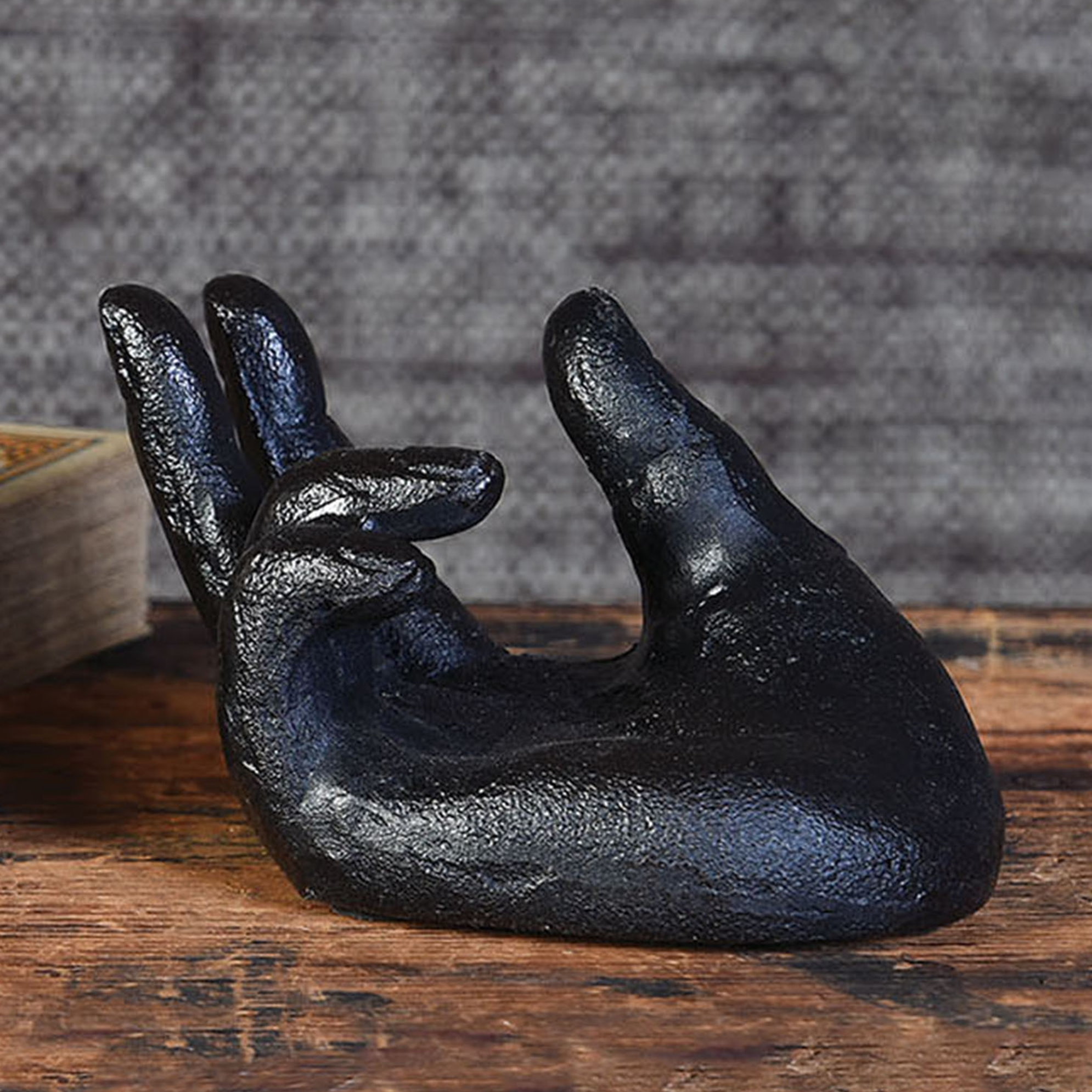 Slide 2 for Black Cast Iron Hand