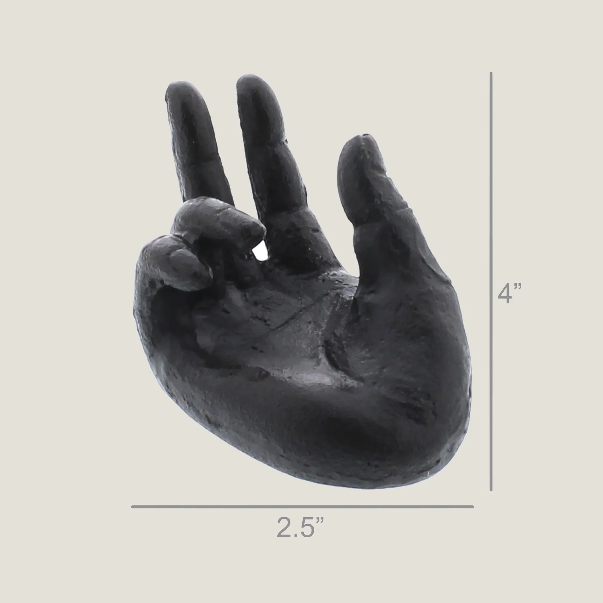 Slide 6 for Black Cast Iron Hand