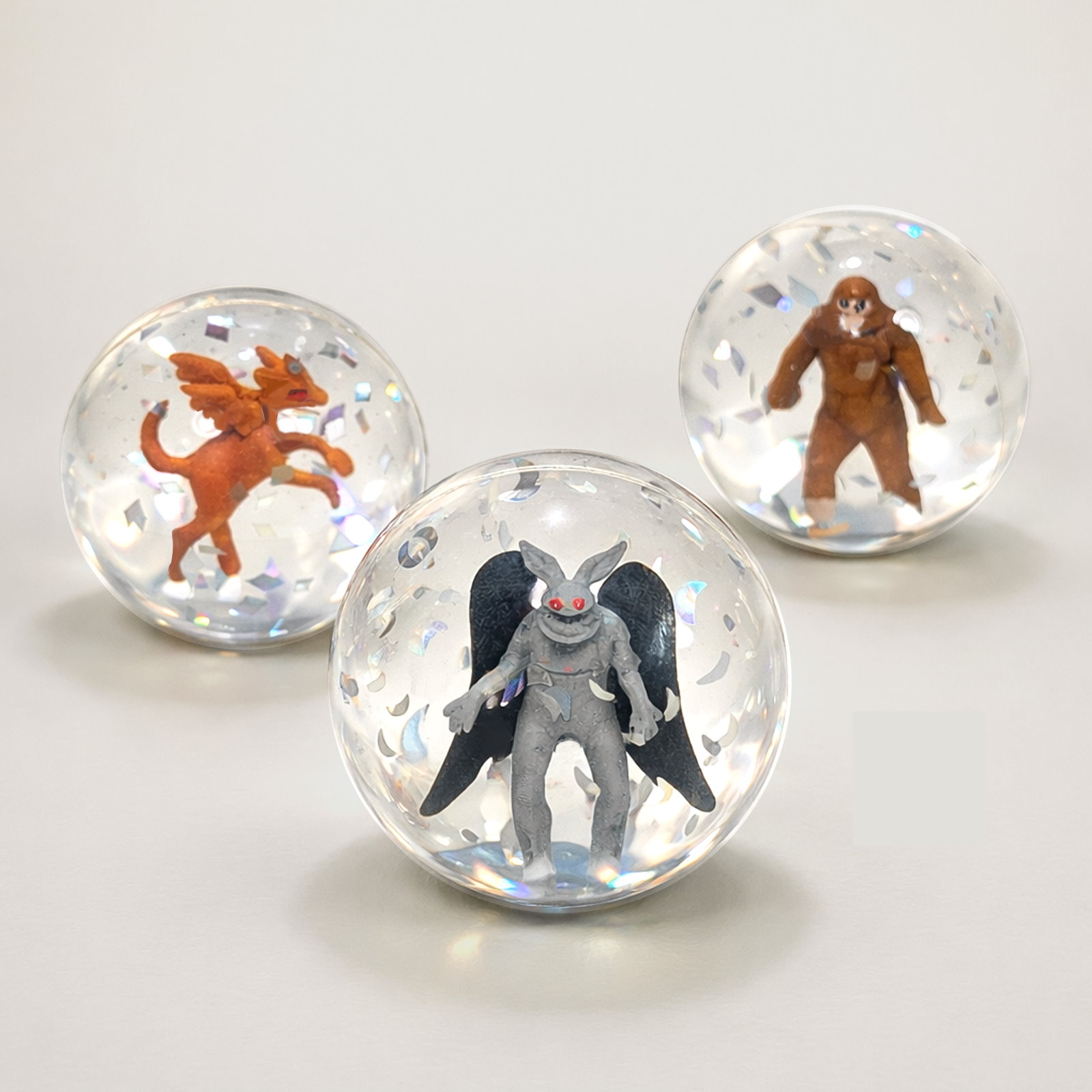 Slide 1 for Cryptid Bouncy Ball  -Set of 3