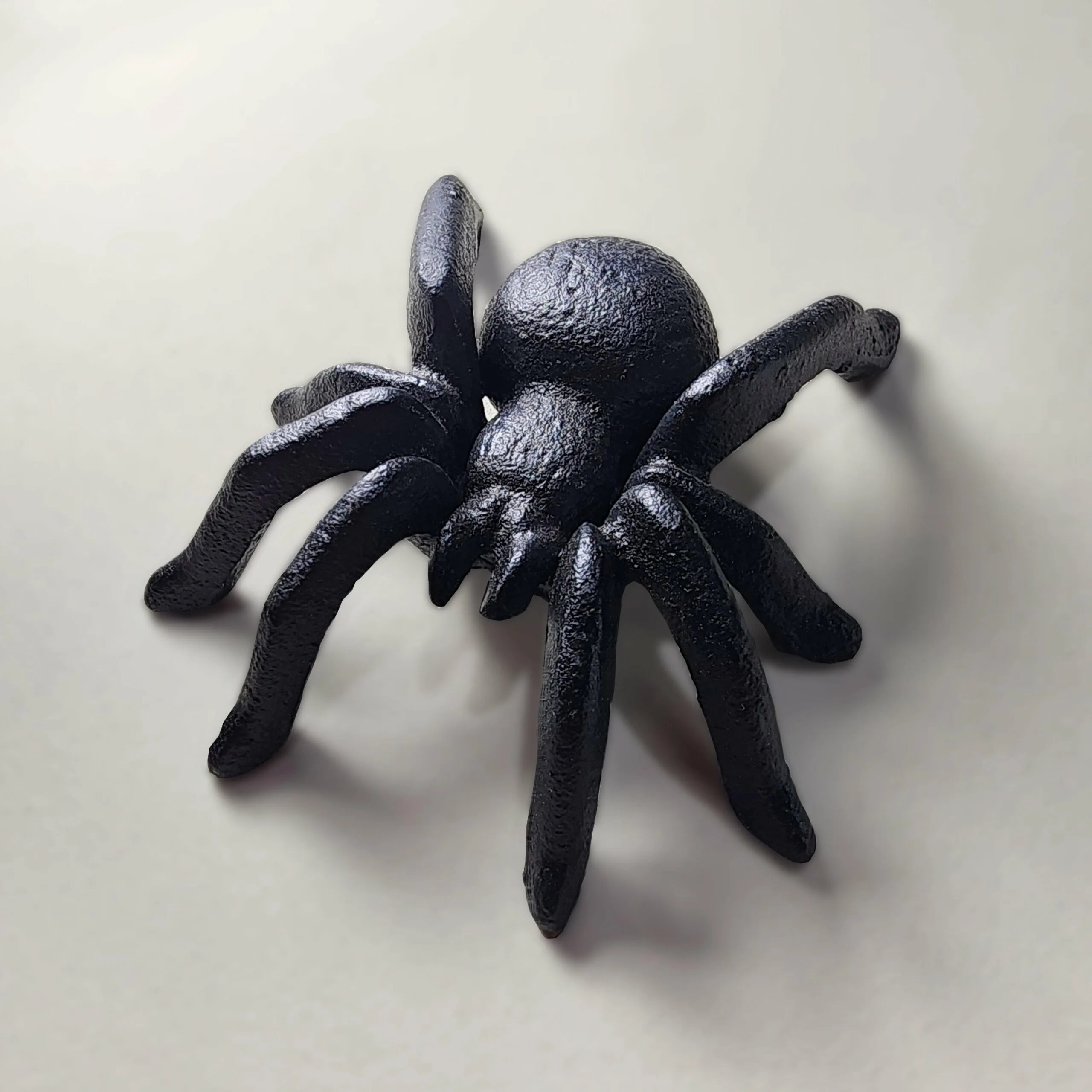 Slide 1 for Cast Iron Hanging Black Spider, 3.5 Inch