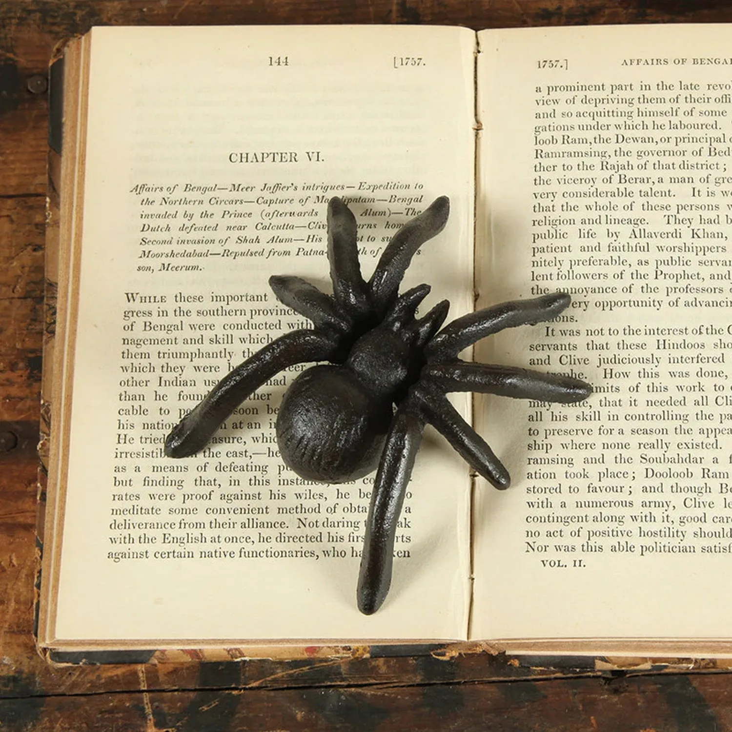 Slide 3 for Cast Iron Hanging Black Spider, 3.5 Inch