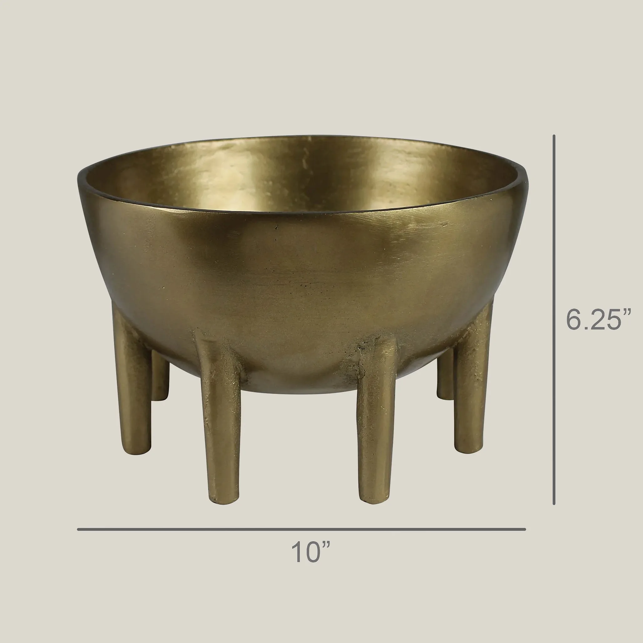 Kraken Bowl, Modern Gold Decor, Unique High End Oddities Decor