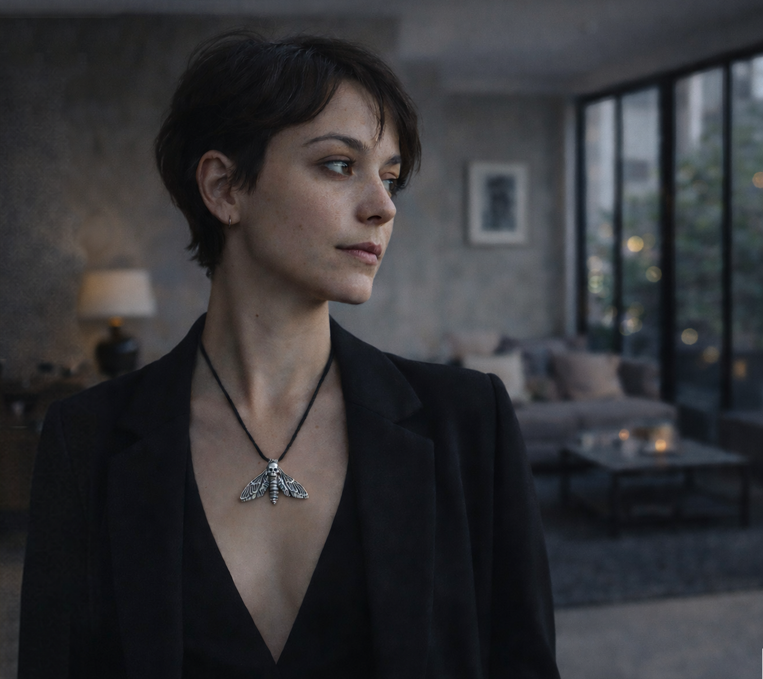 Gothic Jewelry, Necklaces Pendants, Moth Jewelry, O4S, Oddities For Sale