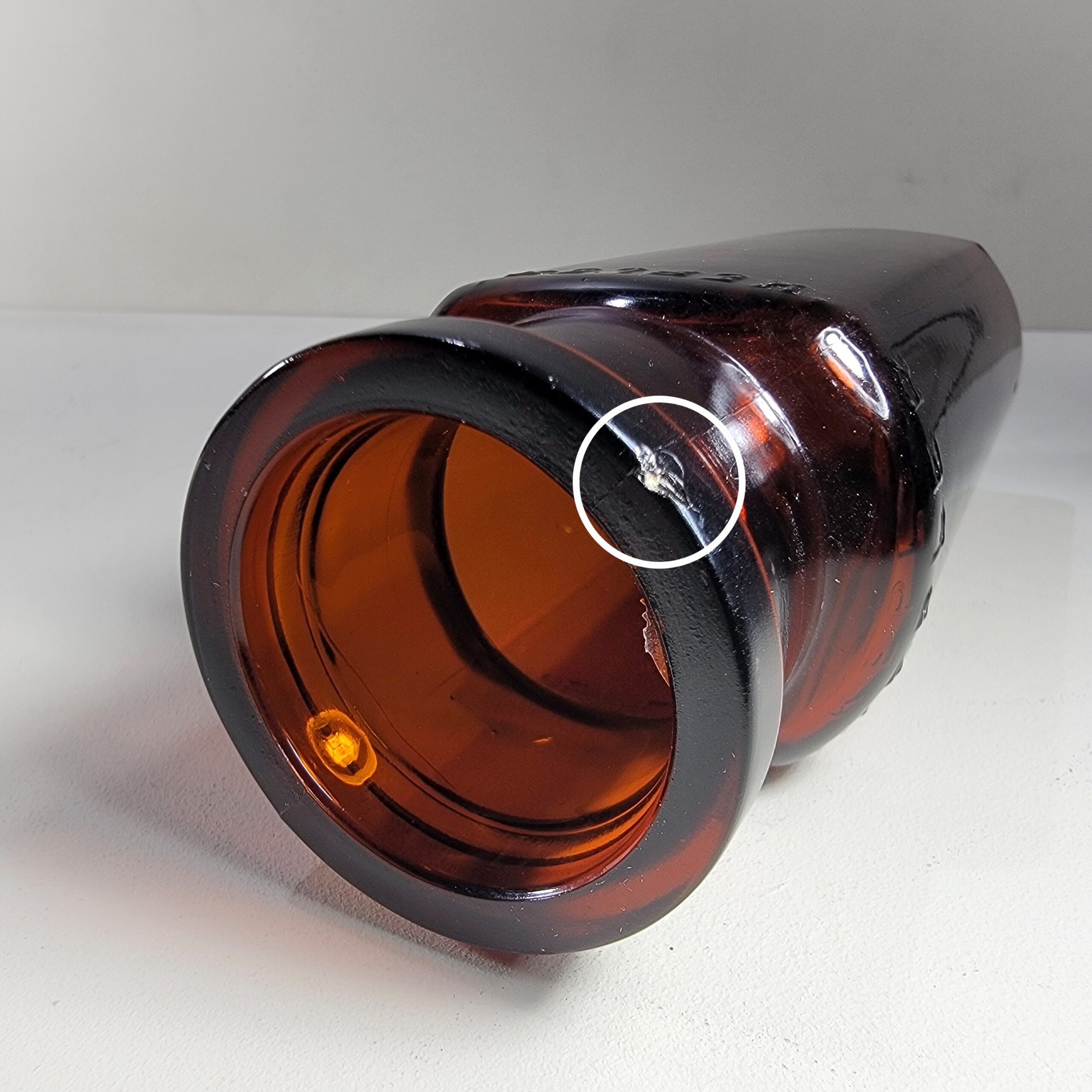 Slide 6 for X3 Vintage Amber Glass Medical Bottle Set