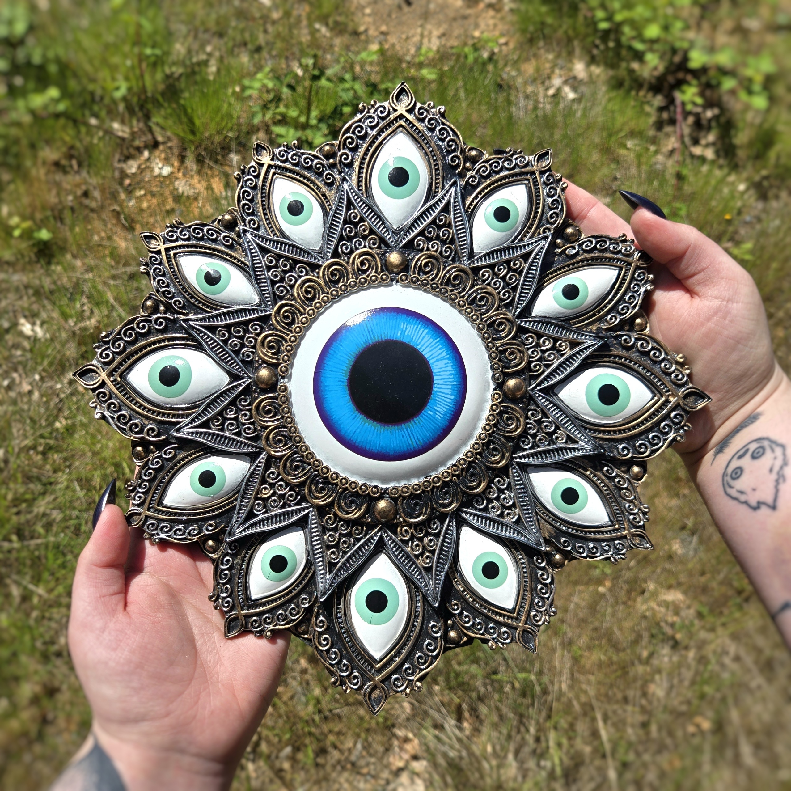 Slide 6 for Evil Eye Protection Wall Hanging Plaque