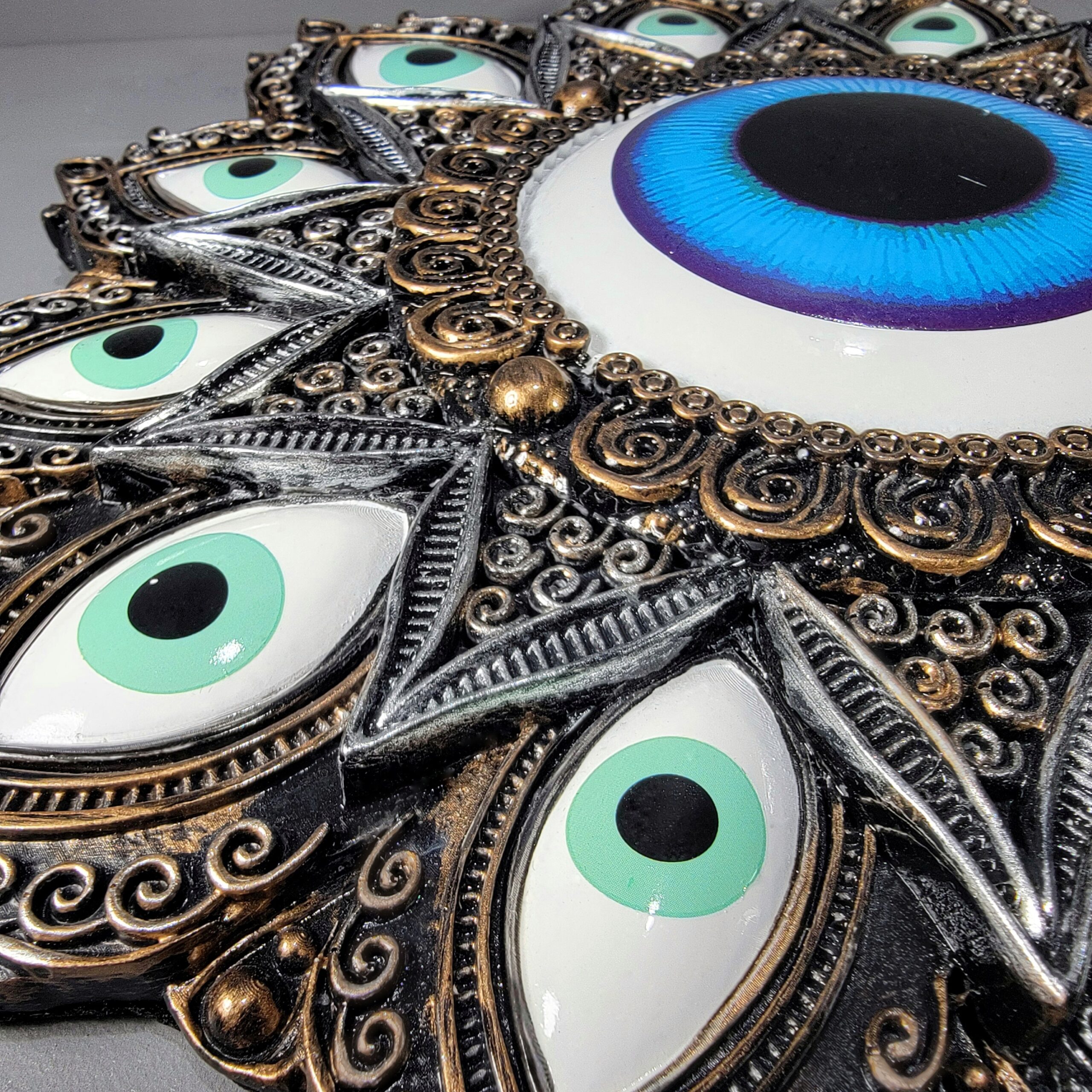 Slide 5 for Evil Eye Protection Wall Hanging Plaque