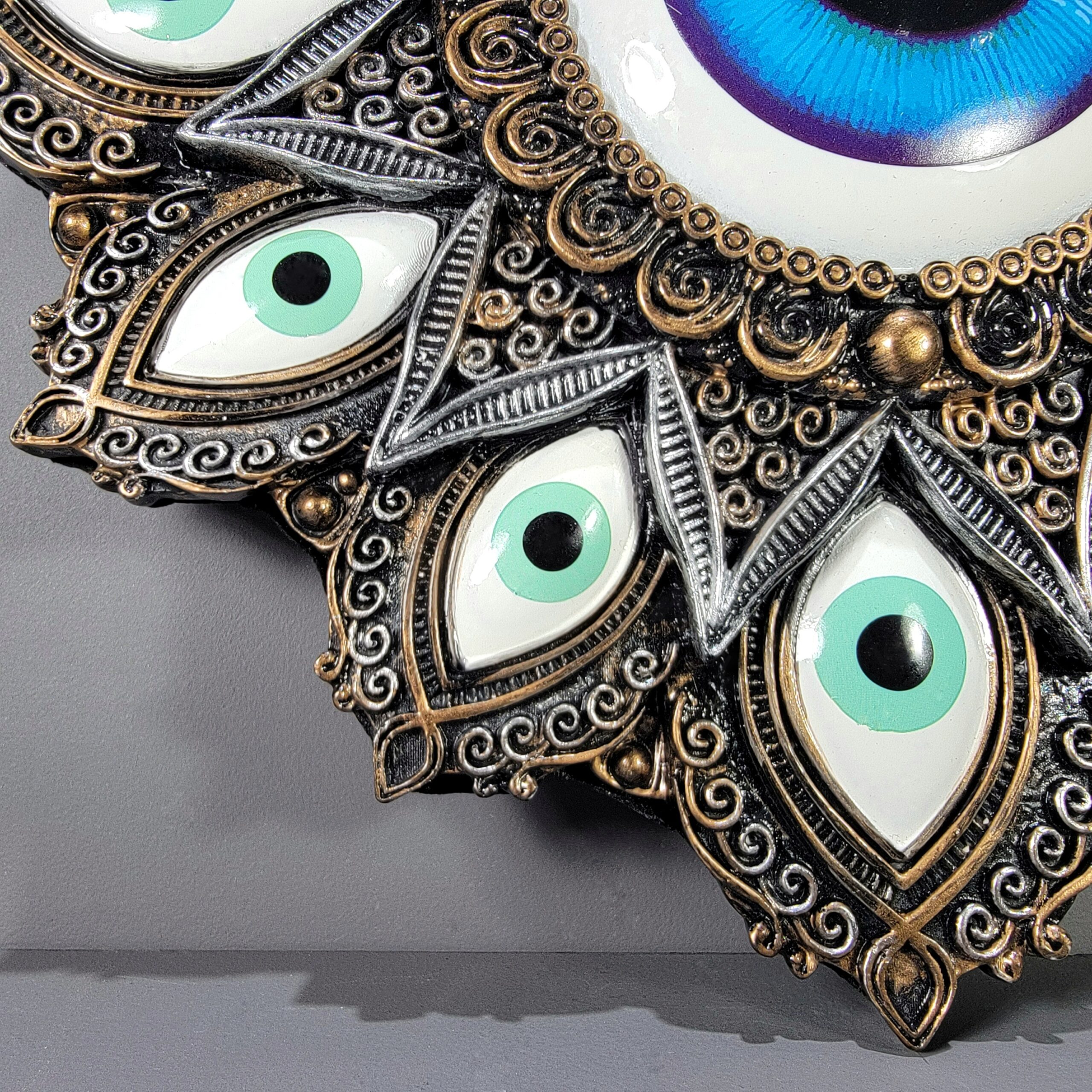 Slide 4 for Evil Eye Protection Wall Hanging Plaque