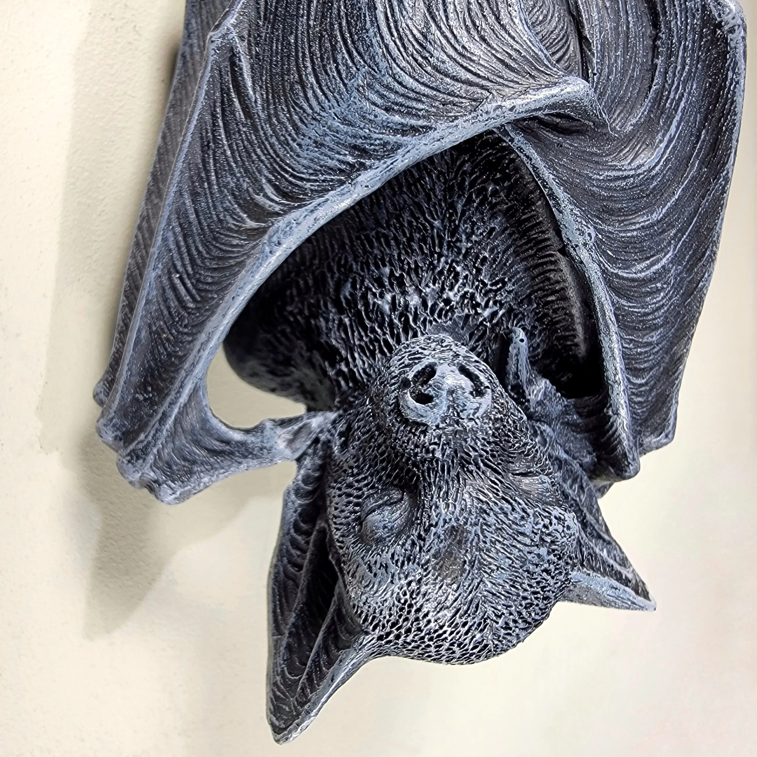 Slide 2 for Hanging Bat Wall Statue