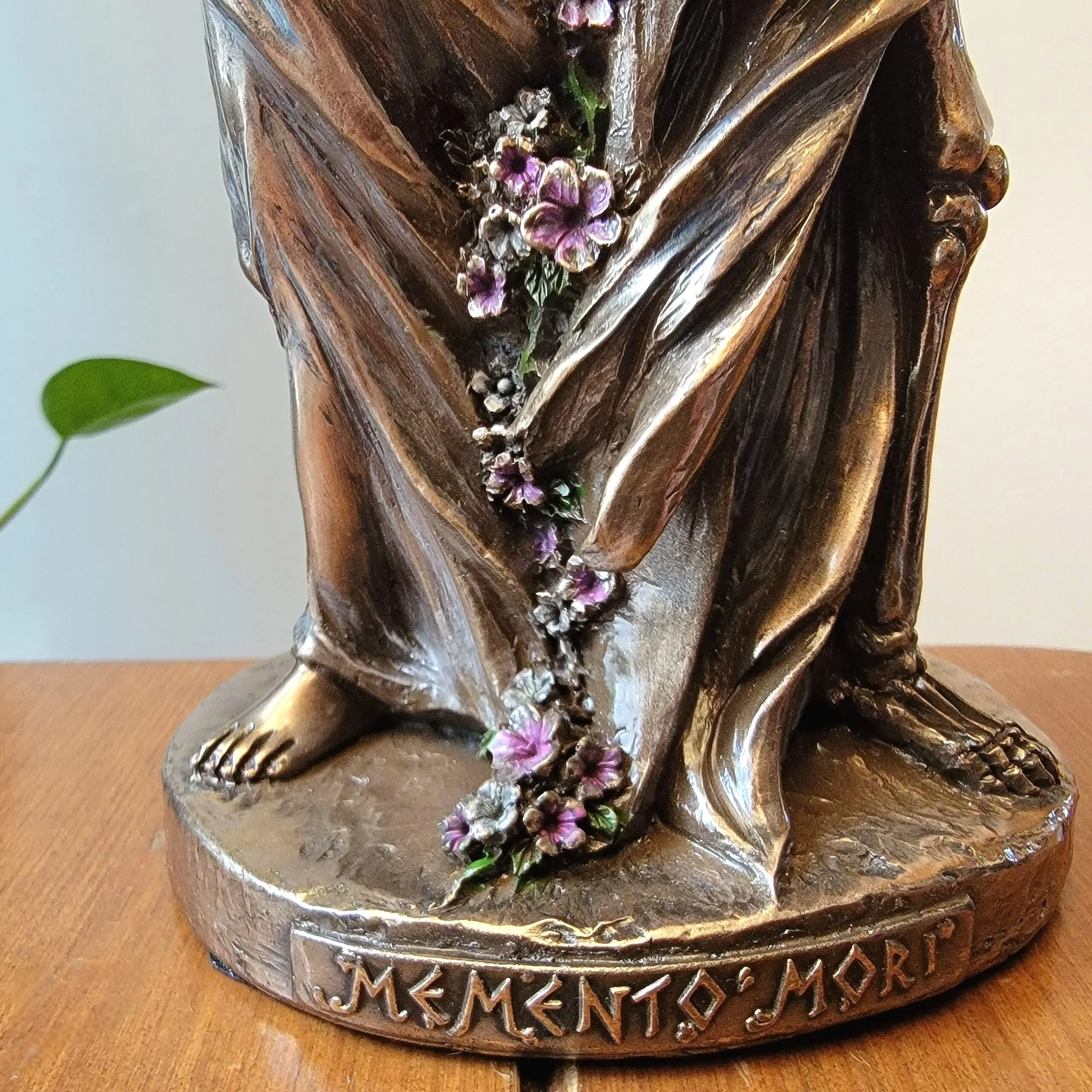 Slide 2 for Memento Mori Bronze Statue