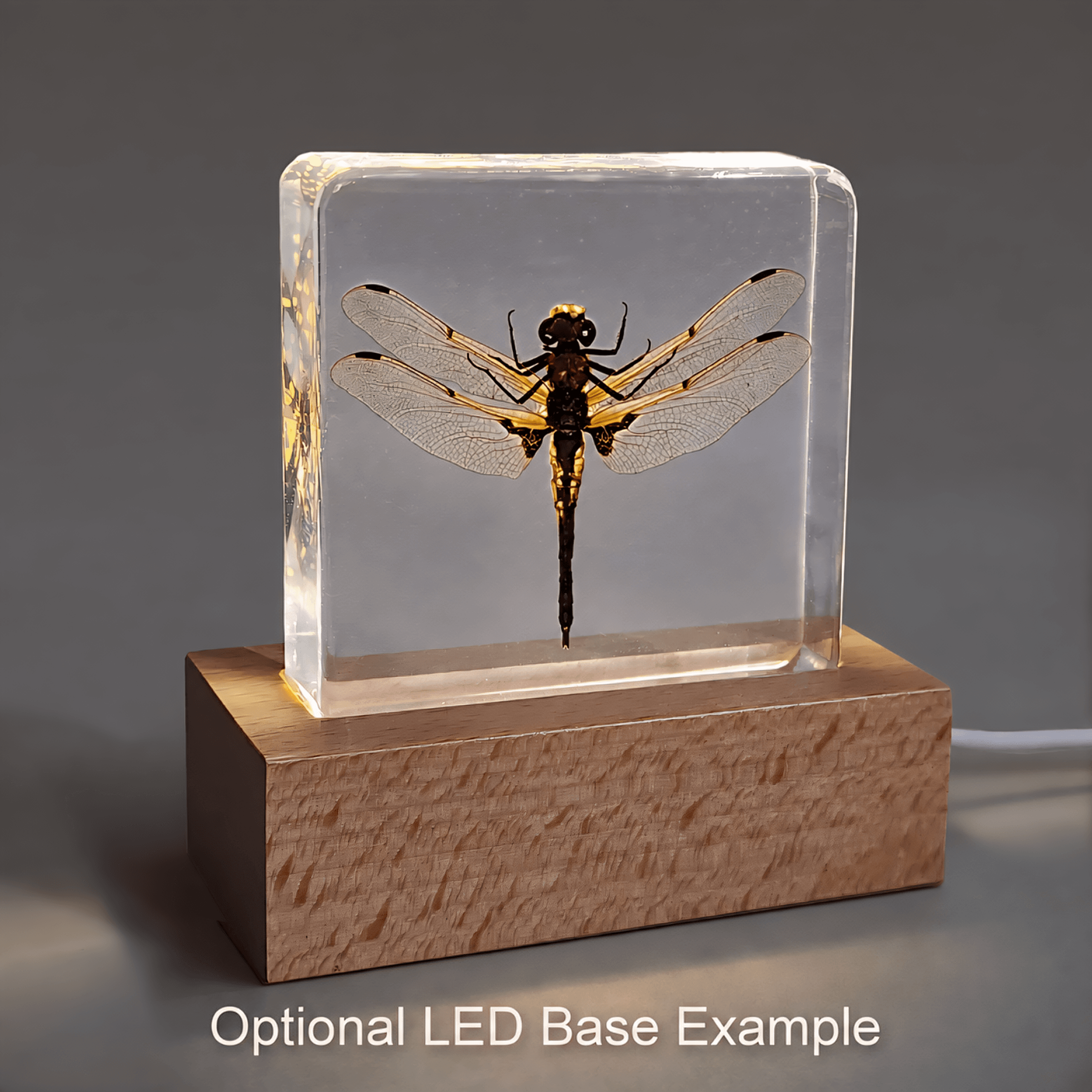 Slide 6 for Dragonfly in Resin, Four Spotted Chaser, Insects in Resin
