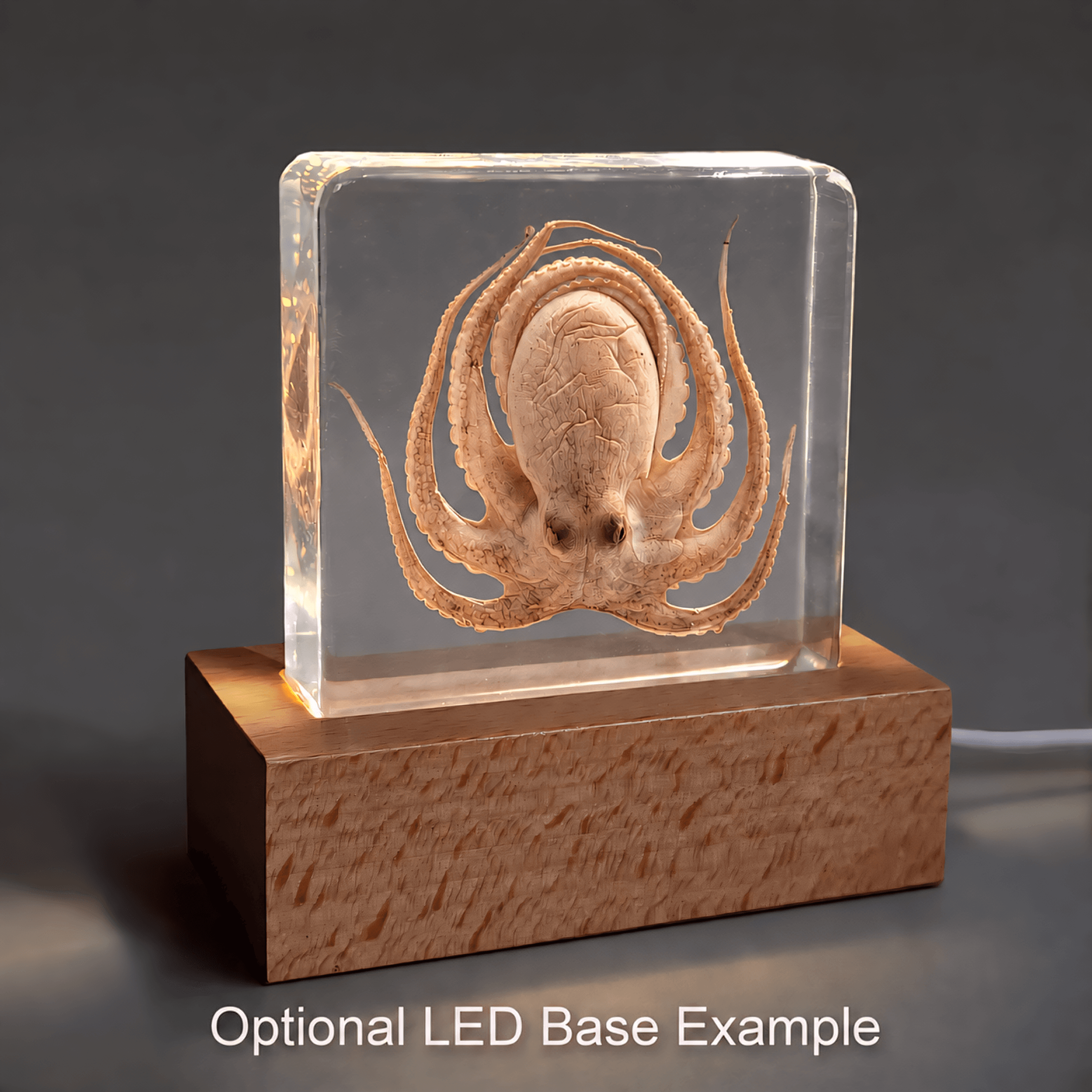 Slide 6 for Octopus, Real Octopus in Resin, Preserved Sea Creature, Octopus Vulgaris