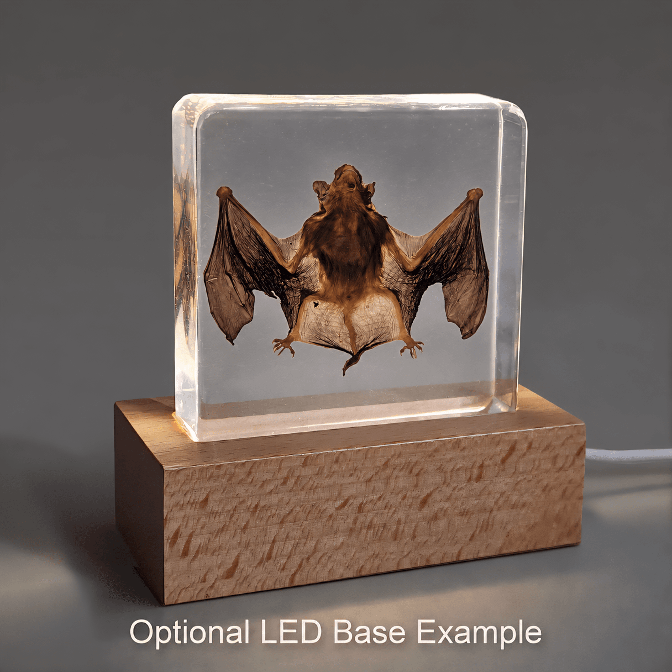 Slide 7 for Real Bat in Resin, Real Bat in Lucite, Oddities, Curiosities