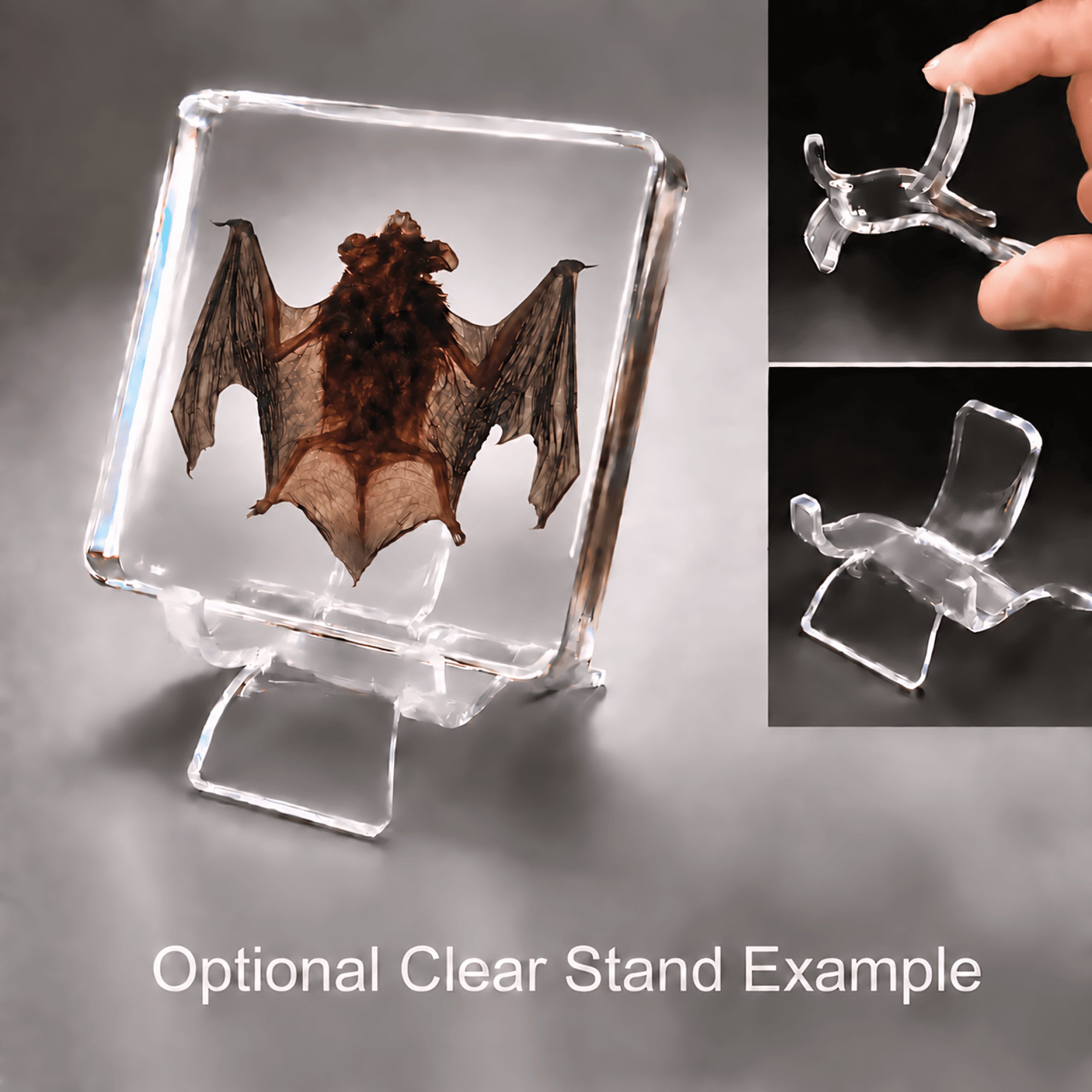 Slide 6 for Real Bat in Resin, Real Bat in Lucite, Oddities, Curiosities