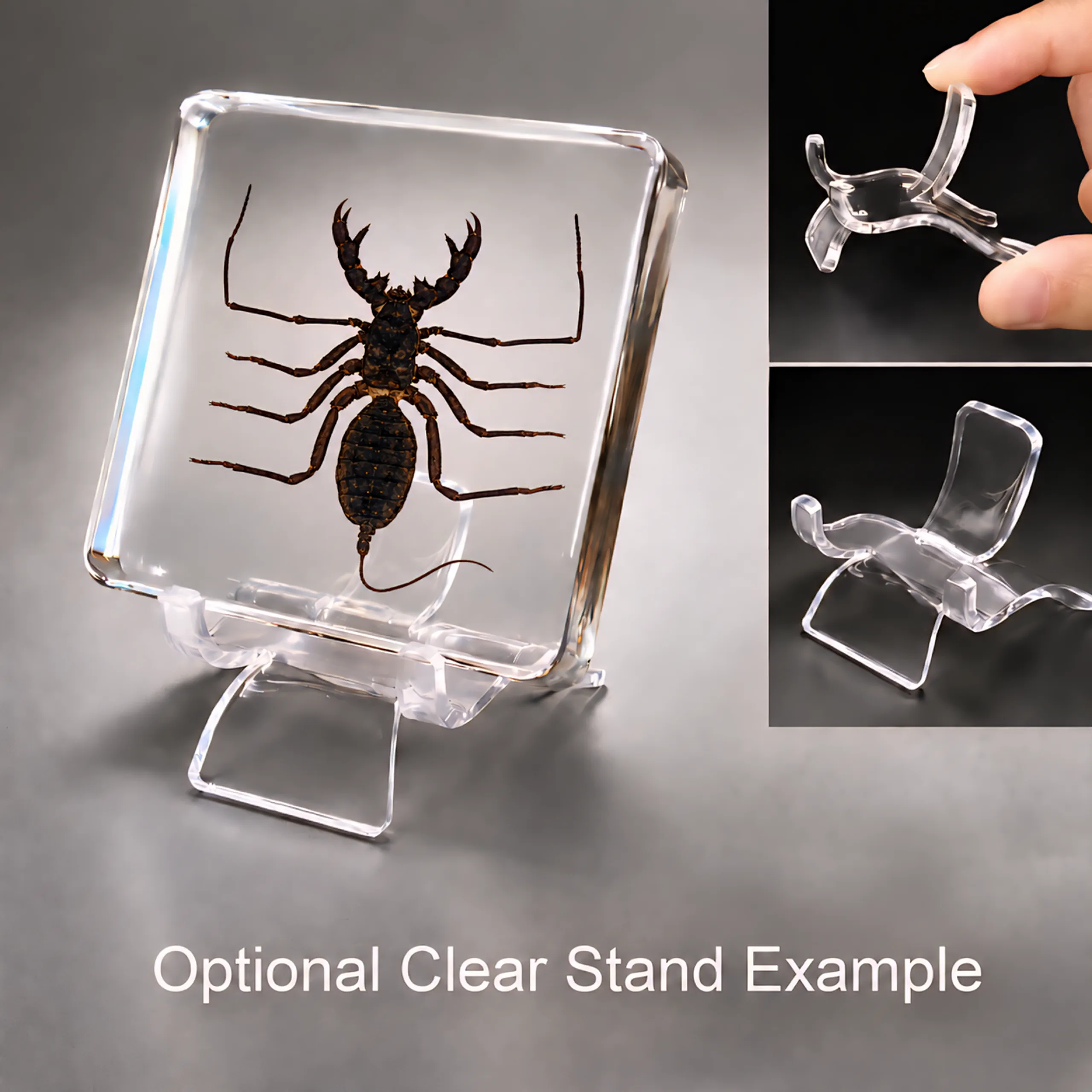 Slide 5 for Whip Scorpion in Resin, Insect in Resin, Oddities, Curiosities
