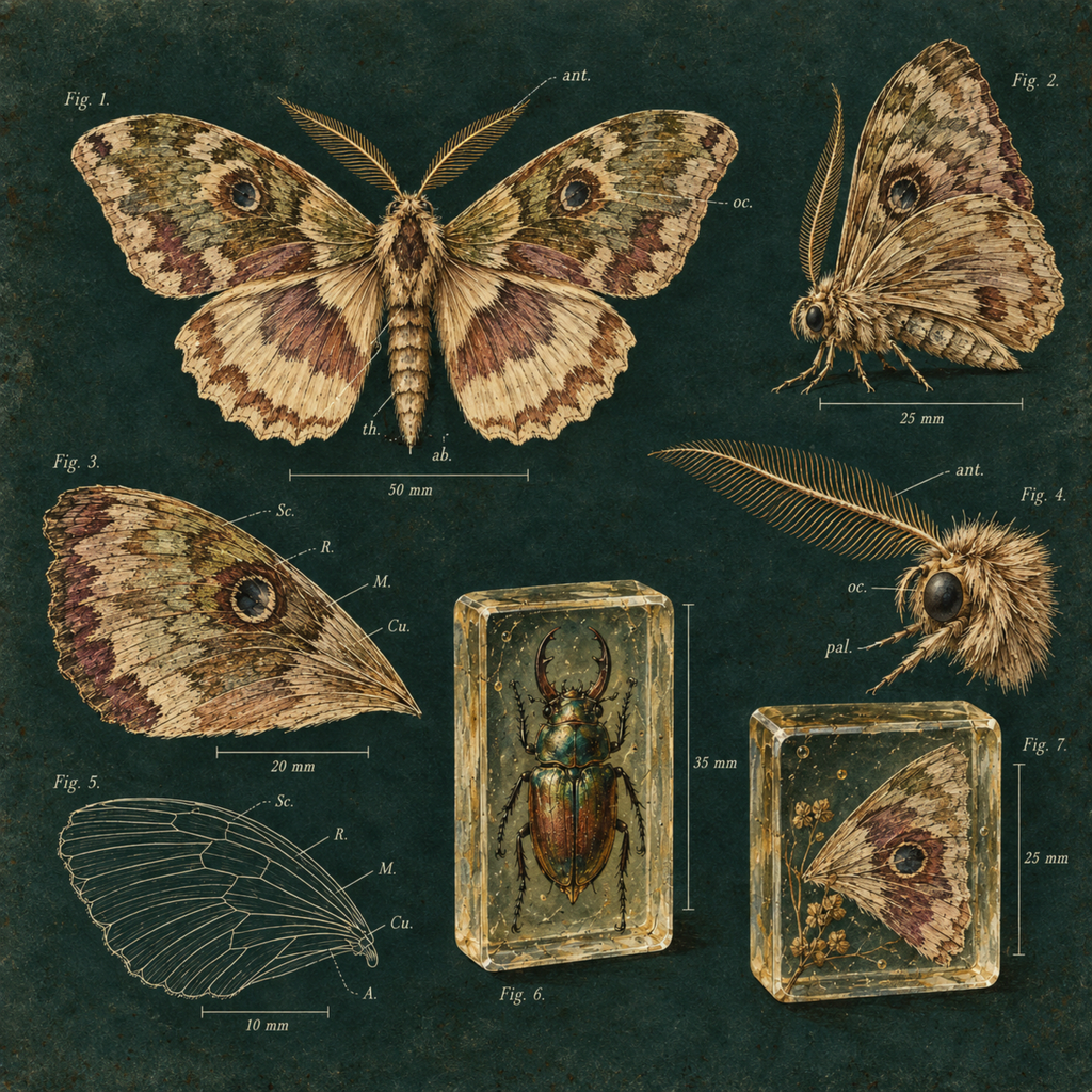 Insects in Resin, Bugs in Resin, Butterfly Specimens, Oddities and Curiosities
