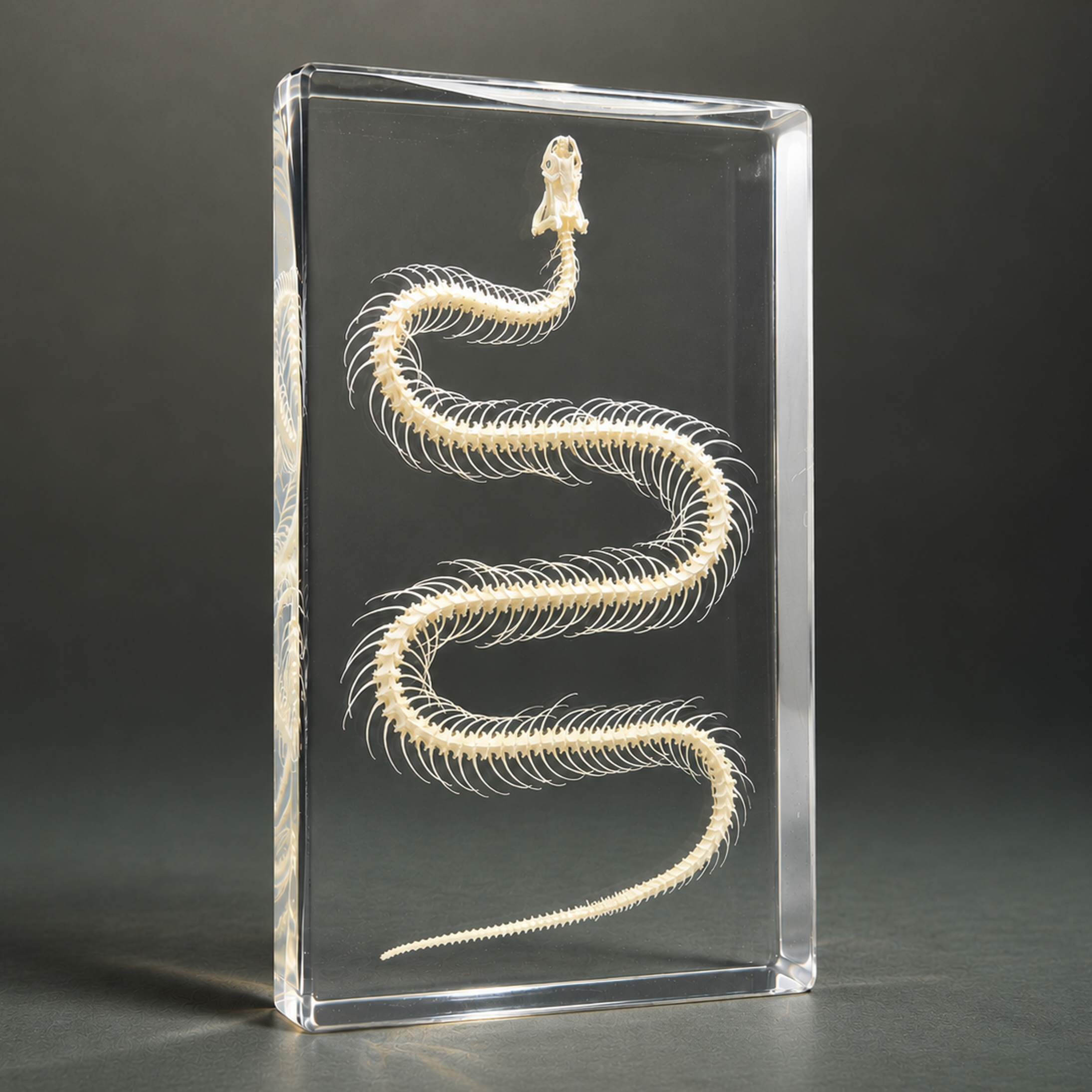 Slide 1 for Large Snake Skeleton In Resin, Animal Skeletons, Curiosities