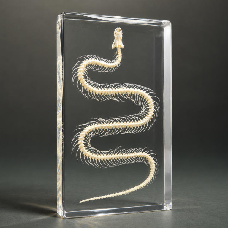 Slide 1 for Large Snake Skeleton In Resin, Animal Skeletons, Curiosities