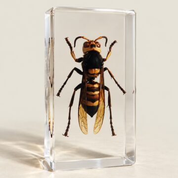 Real Murder Hornet in Resin Giant Asian Hornet, Wasp in Resin