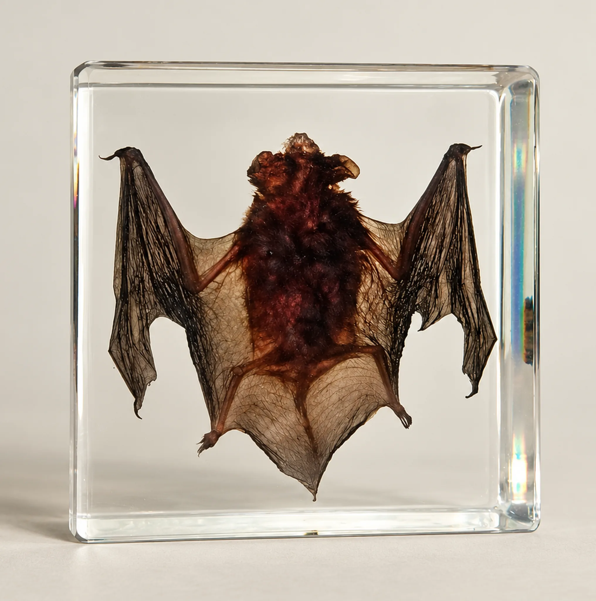 Slide 1 for Real Bat in Resin, Real Bat in Lucite, Oddities, Curiosities